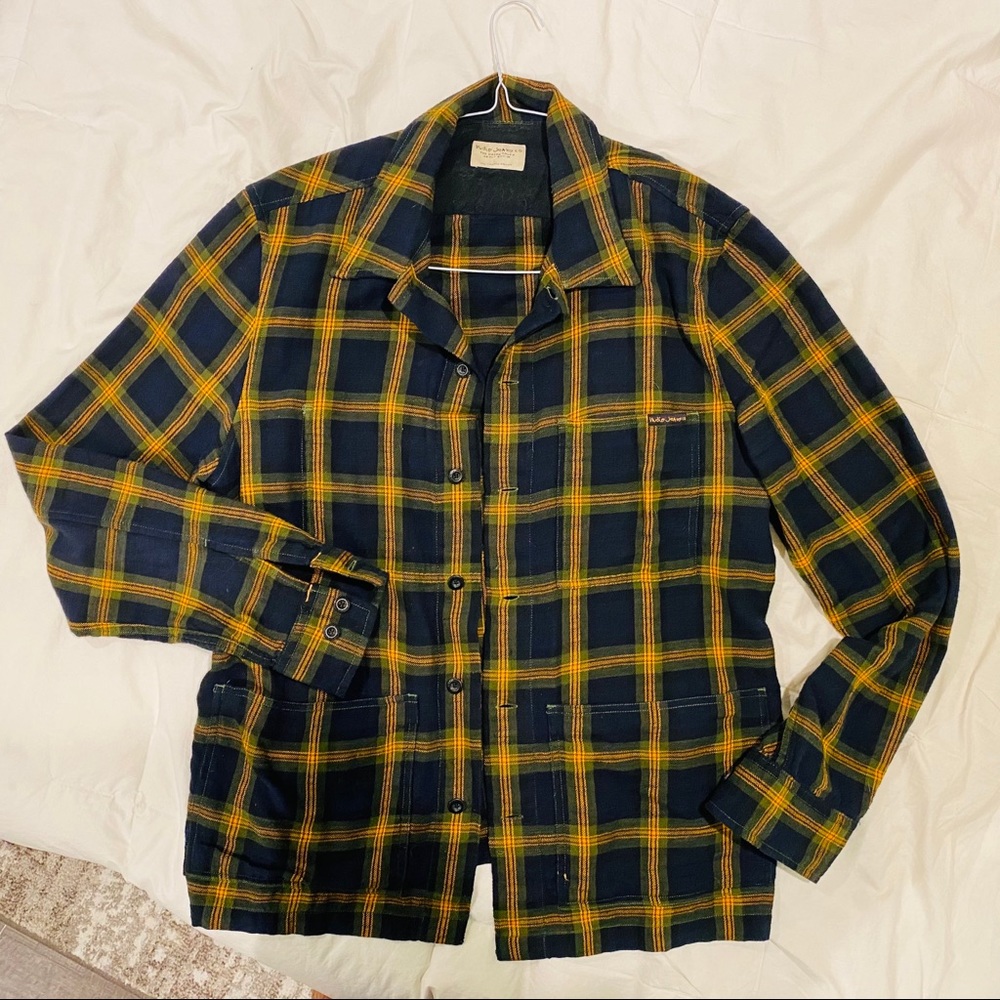 Nudie Jeans - Sten Check Shirt, Size L